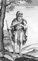 Een Britse druïde, gegraveerd door van der Gucht, 1723